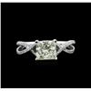 Image 1 : 1.98ctw Diamond Ring - 18KT White Gold