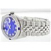 Image 8 : Rolex Stainless Steel Diamond and Sapphire DateJust Men's Watch