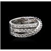 Image 2 : 14KT White Gold 2.40ctw Diamond Ring