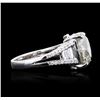 Image 3 : 18KT White Gold 6.07ctw Diamond Ring