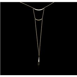 0.34ctw Diamond Necklace - 14KT Yellow Gold