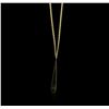 Image 2 : 0.34ctw Diamond Necklace - 14KT Yellow Gold