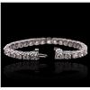 Image 3 : 14KT White Gold 13.54ctw Diamond Tennis Bracelet