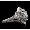Image 2 : 18KT White Gold 1.62ctw Diamond Ring