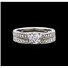 Image 1 : 1.15ctw Diamond Wedding Ring Set - 14KT White Gold
