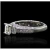 Image 2 : 18KT White Gold EGL Certified 1.93ctw Diamond Ring
