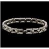 Image 2 : 3.57ctw Diamond Bracelet - 14KT White Gold