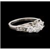 Image 2 : 14KT White Gold 1.33ctw Diamond Ring
