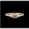 Image 1 : 0.55ctw Diamond Ring - 14KT Yellow Gold