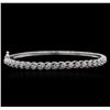 Image 1 : 14KT White Gold 1.33ctw Diamond Bracelet