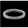 Image 1 : 14KT White Gold 1.37ctw Diamond Ring