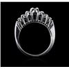 Image 4 : 18KT White Gold 1.37ctw Diamond Ring