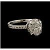 Image 2 : 18KT White Gold 1.29ctw Diamond Ring