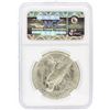 Image 2 : 1923 NGC MS63 Peace Silver Dollar