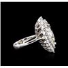 Image 3 : 14KT White Gold 9.34ctw Diamond Ring