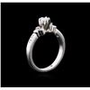 Image 3 : 0.69ctw Diamond Ring - Platinum