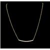 Image 1 : 14KT Yellow Gold 0.84ctw Diamond Necklace