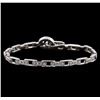 Image 1 : 14KT White Gold 0.72ctw Diamond Bracelet