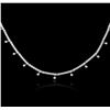Image 2 : 14KT White Gold 1.30ctw Diamond Necklace