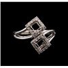 Image 1 : 0.33ctw Diamond Ring - 14KT White Gold