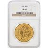 Image 1 : 1904 NGC MS64 $20 Liberty Head Double Eagle Gold Coin