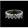 Image 1 : 14KT White Gold 0.71ctw Diamond Ring