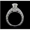 Image 3 : 18KT White Gold 2.06ctw Diamond Ring