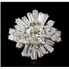 Image 1 : 14KT White Gold 2.65ctw Diamond Ring