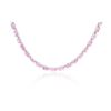 Image 2 : 14KT White Gold 15.00ctw Pink Sapphire and Diamond Necklace