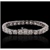 Image 2 : 14KT White Gold 16.39ctw Diamond Tennis Bracelet