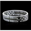Image 2 : Sauro Stainless Steel Bangle Bracelet