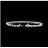 Image 2 : 14KT White Gold 2.67ctw Diamond Tennis Bracelet