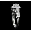 Image 4 : 14KT White Gold 1.60ctw Diamond Ring