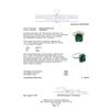 Image 3 : 4.80ct Emerald and Diamond Ring - 14KT White Gold