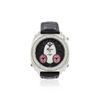 Image 1 : Polanti Stainless Steel Diamond 3 Time Zone Watch