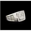 Image 2 : 0.78ctw Diamond Ring - 14KT White Gold