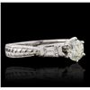 Image 2 : 14KT White Gold 1.35ctw Diamond Ring