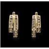 Image 1 : 14KT Yellow Gold 1.83ctw Diamond Earrings