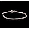 Image 1 : 14KT White Gold 2.24ctw Diamond Tennis Bracelet