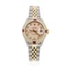 Image 1 : Rolex Two-Tone Diamond and Ruby DateJust Ladies Watch