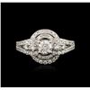 Image 1 : 14KT White Gold 1.16ctw Diamond Ring