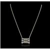 Image 2 : Van Cleef & Arpels 18KT White Gold Diamond Watch Pendant