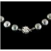 Image 2 : Tahitian Cultured Pearl Necklace with 14KT White Gold Diamond Clasp