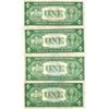 Image 2 : 1935 $1 Silver Certificate Lot of 4 Assorted Bills