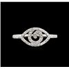 Image 1 : 0.23ctw Diamond Ring - 14KT White Gold