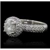 Image 2 : 14KT White Gold 2.58ctw Diamond Ring