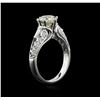 Image 3 : 1.88ctw Fancy Brown Diamond Ring - 18KT White Gold