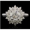 Image 1 : 14KT White Gold 2.40ctw Diamond Ring