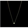 Image 2 : 14KT Yellow Gold 0.42ct Diamond Necklace