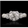 Image 1 : 14KT White Gold 2.41ctw Diamond Ring